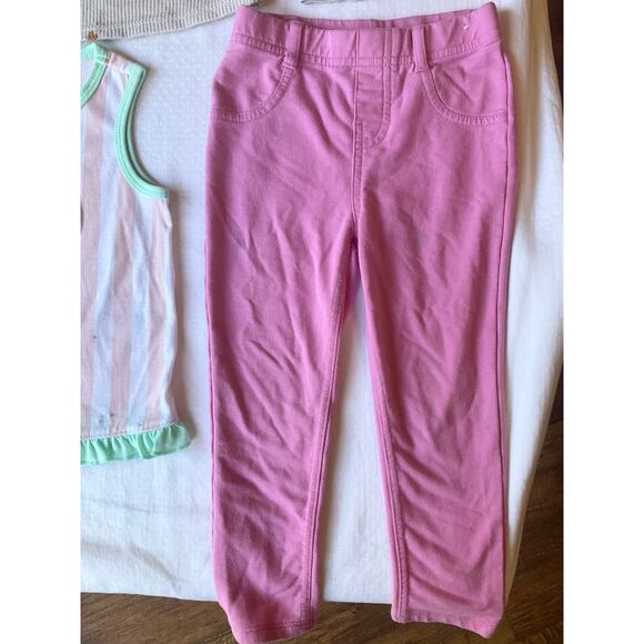 Garanimals and Carter’s Toddler Girls Bundle of Tees and Pants size 3T 4T Pink - Picture 7 of 9